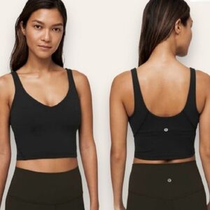Lululemon Align Crop Tank Top Black Size 6